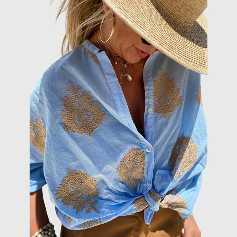 Women's Josie Light and Chic Blouse - Versatile Summer Top
