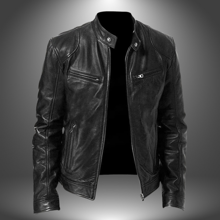Men's Artisan Biker Leather Jacket - Everyday Style