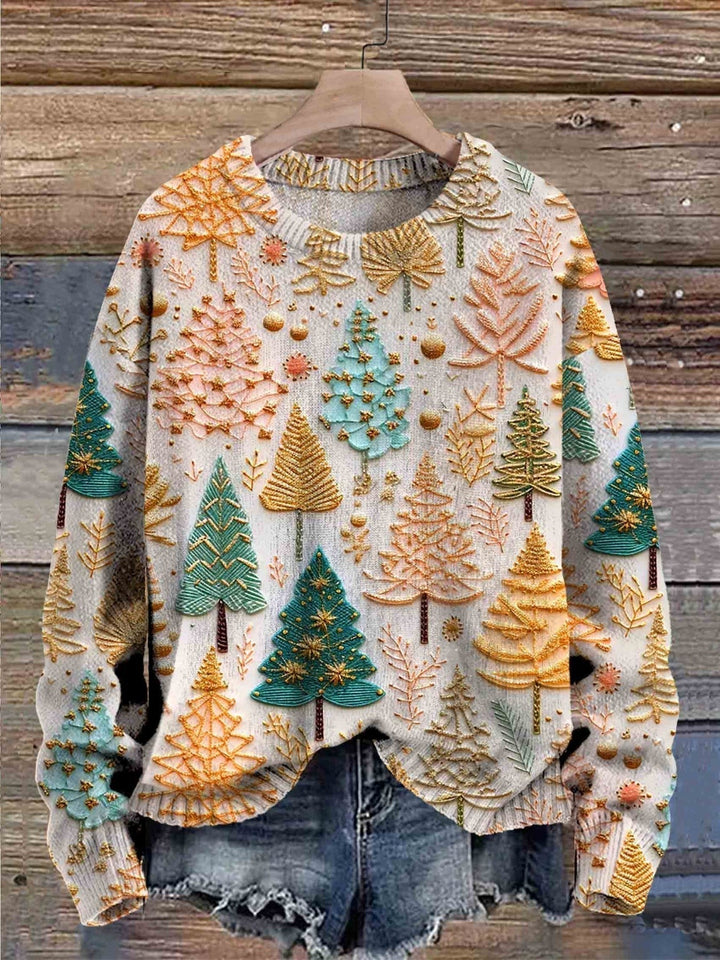 Women's Cozy Knit Sweater - Effortless Everyday Comfort
