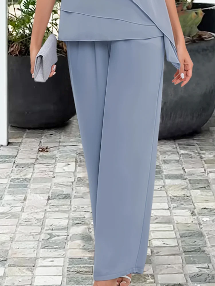 Women's Graceful Flow Two-Piece Set - Elegant for Events