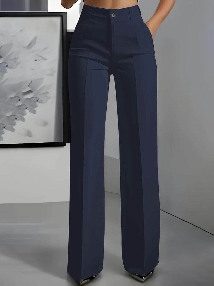 Women's Wide-Leg Tailored Pants - Effortless Elegance
