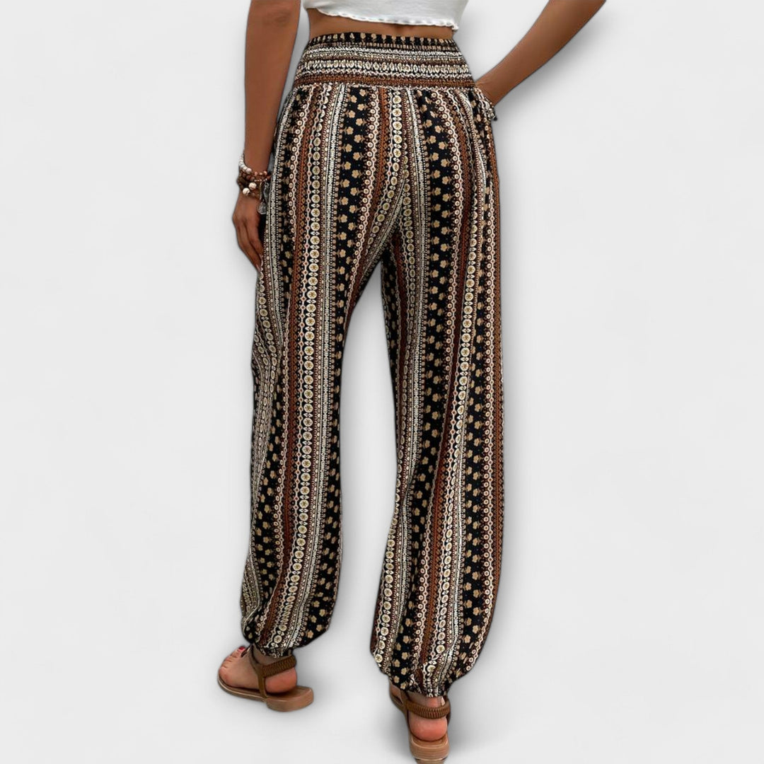Women's Scarlett Ethnic Graphic Pants - Everyday Comfort & Style