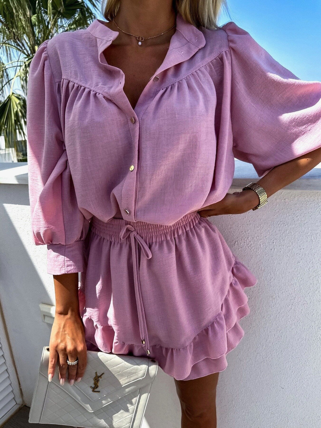 Women's Emalia Chic Two-Piece Set - Breezy Summer Style