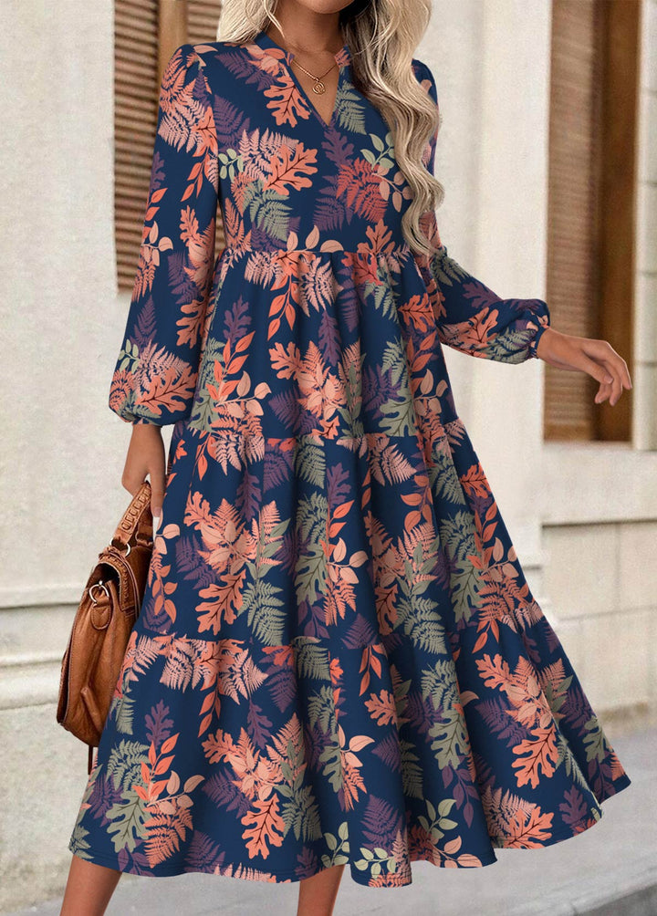 Women's Floral Soft Blossom Dress - Effortless Everyday Elegance