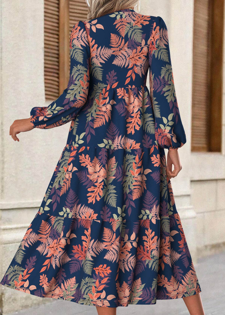 Women's Floral Soft Blossom Dress - Effortless Everyday Elegance