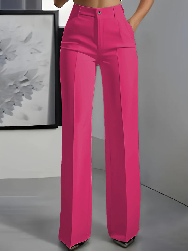 Women's Wide-Leg Tailored Pants - Effortless Elegance