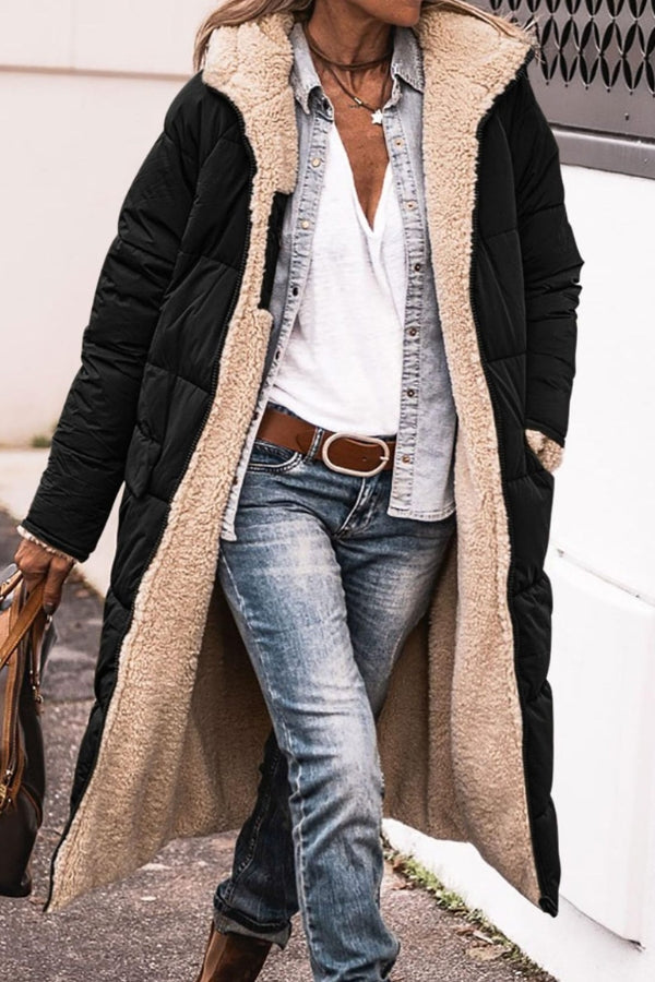 Women's Colette Reversible Sherpa Lined Jacket - Cozy & Warm