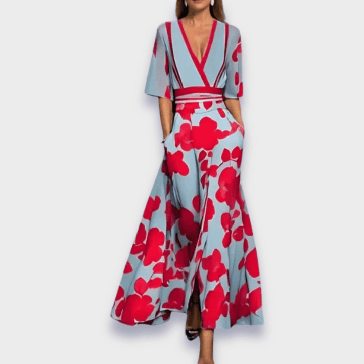 Women's Elegant Floral Dress - Effortless Day to Night Style