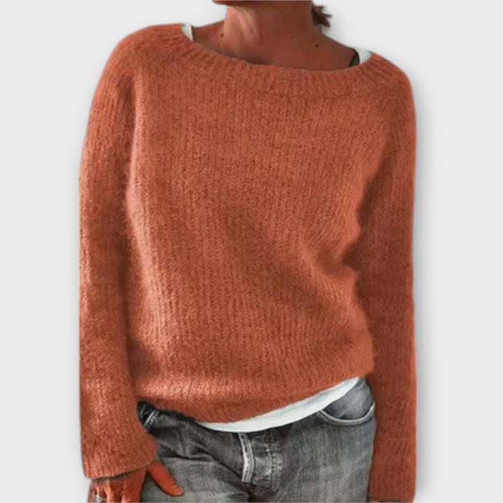 Women's Cozy Charm Knit Sweater - Relaxed Everyday Comfort
