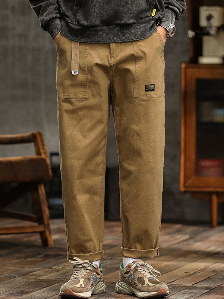 Men's Vintage-Inspired Cargo Pants - Everyday Utility