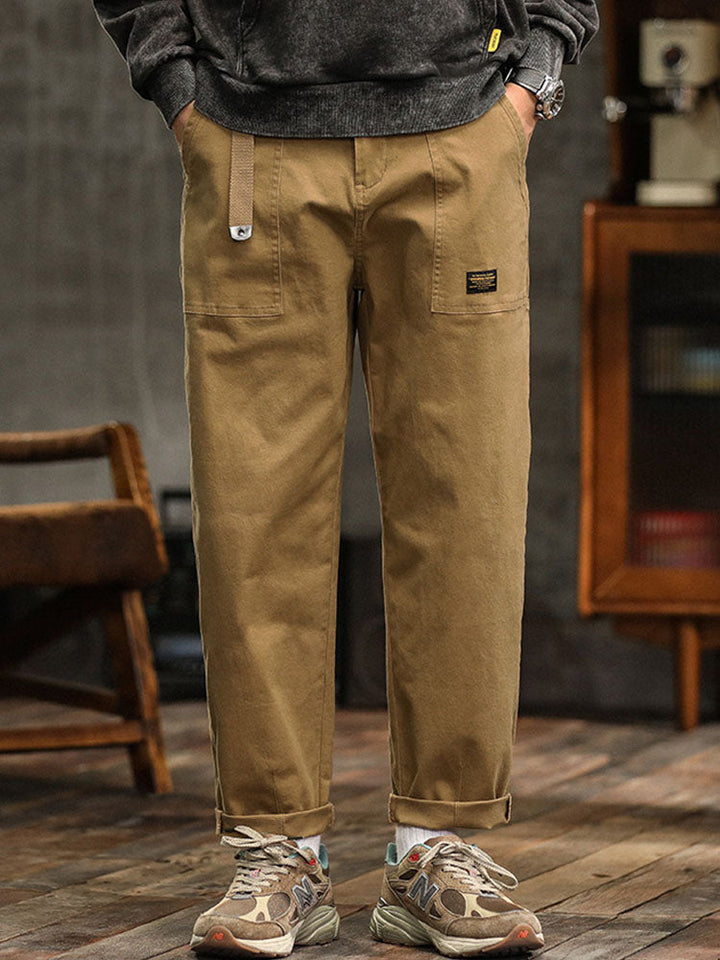 Men's Vintage-Inspired Cargo Pants - Everyday Utility