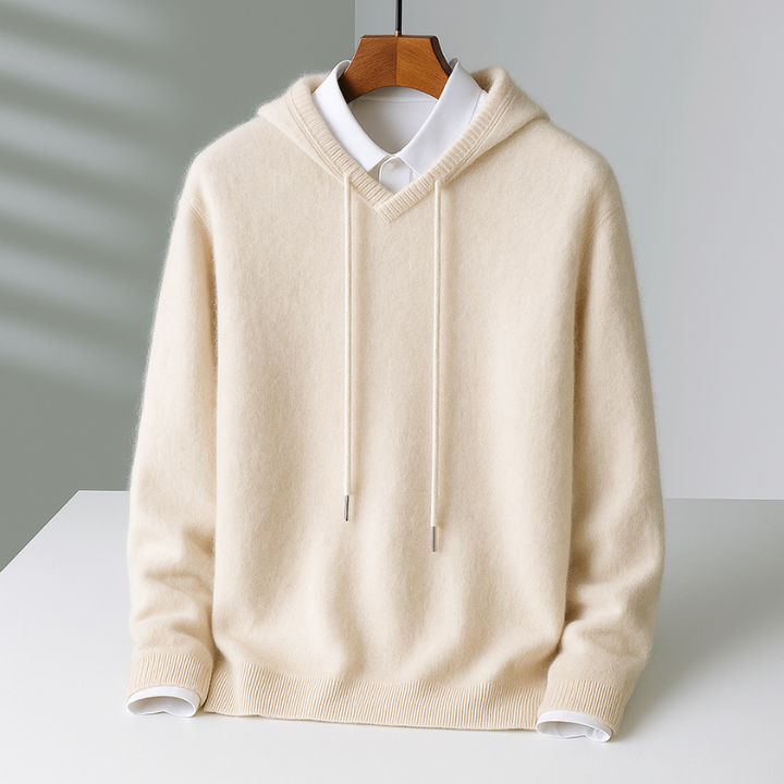 Men's Cashmere Hoodie – Soft Tailored Pullover Hood