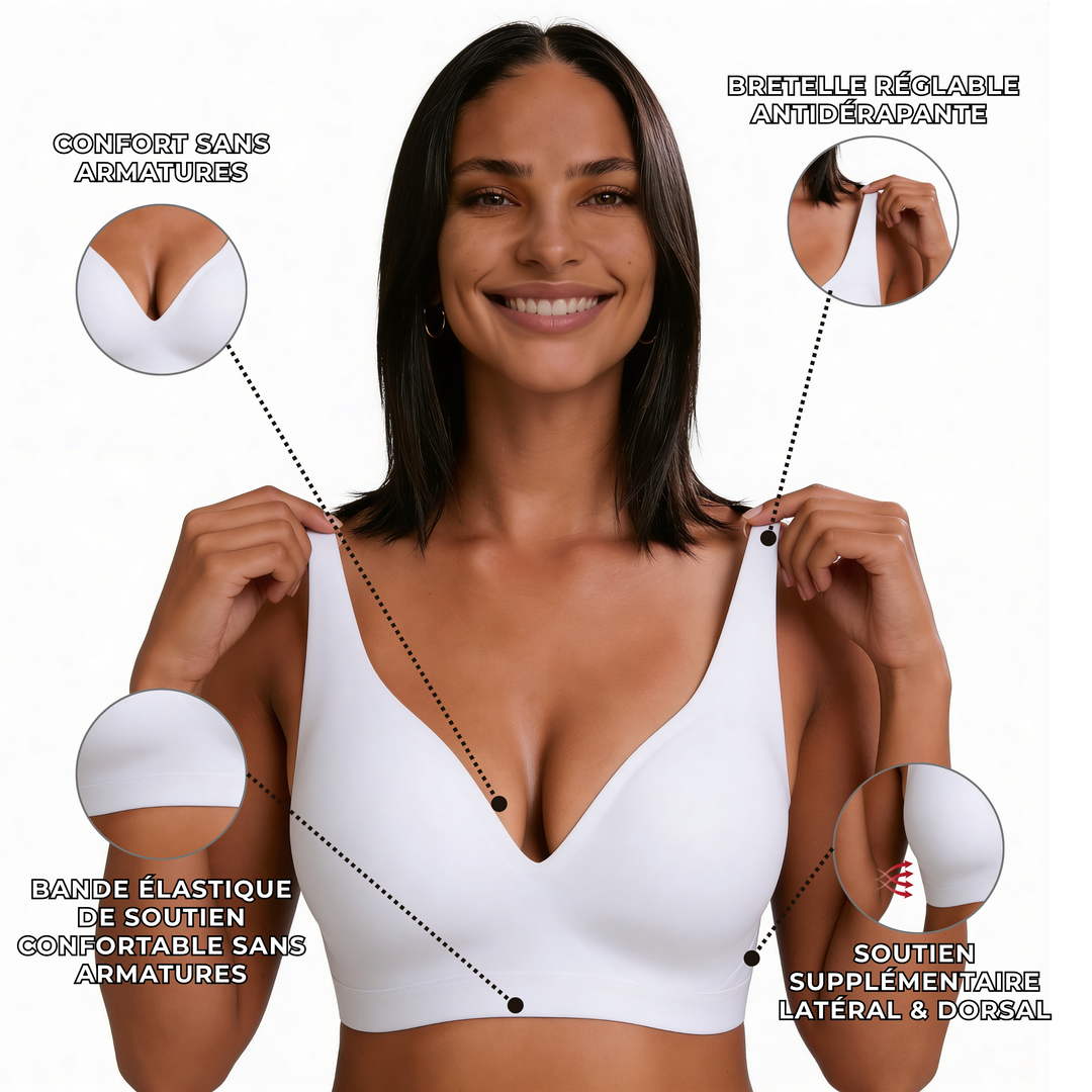 Women's Seamless Second-Skin Bra – Wireless Everyday Comfort