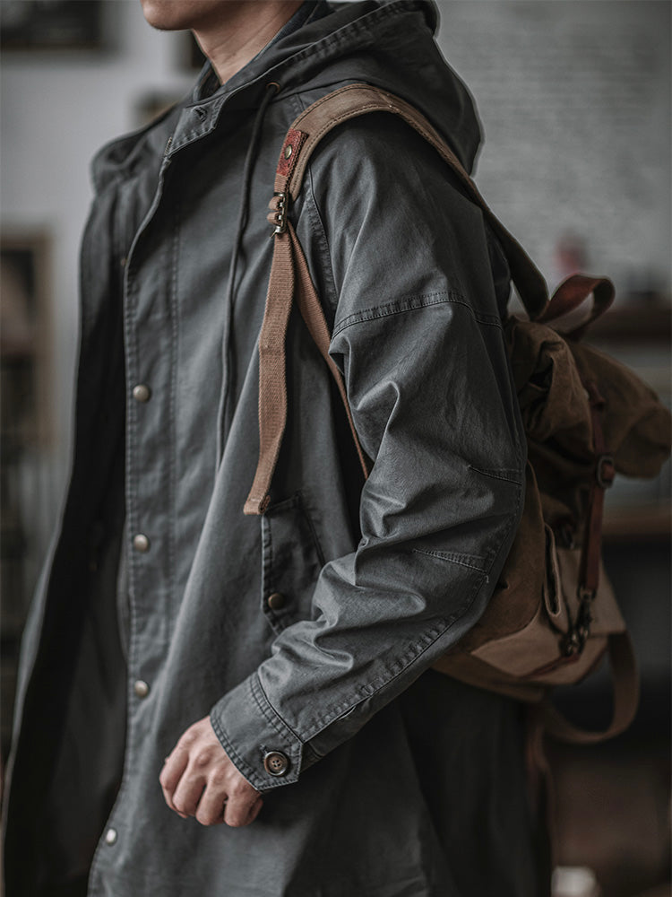 Men's Heavyweight Cotton Fishtail Parka - Vintage Military Inspired