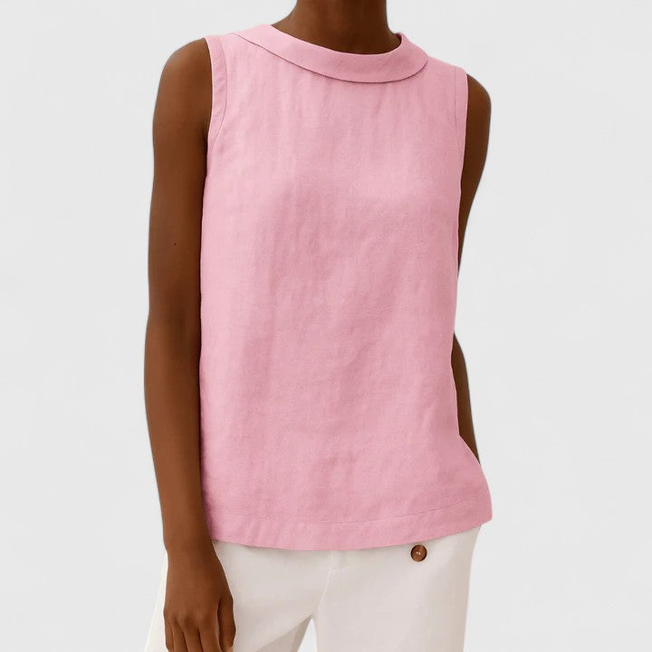 Women's Classic Ease Sleeveless Blouse - Effortless Layerable