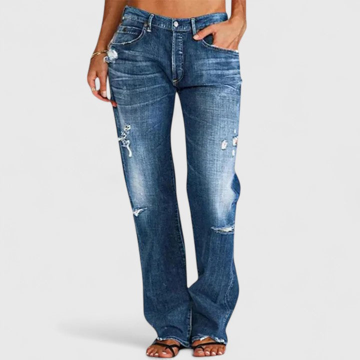 Women's Lianette Wide-Leg Low-Rise Jeans - Everyday Comfort