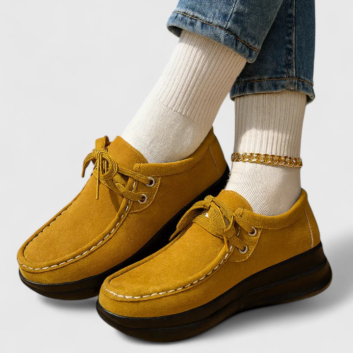 Women's Platform Moccasin Shoes - Heritage Style with Modern Comfort
