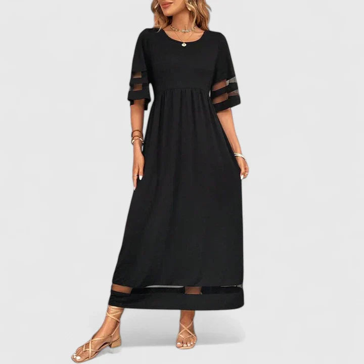 Women's Elegant Midi Dress - Versatile for Any Occasion