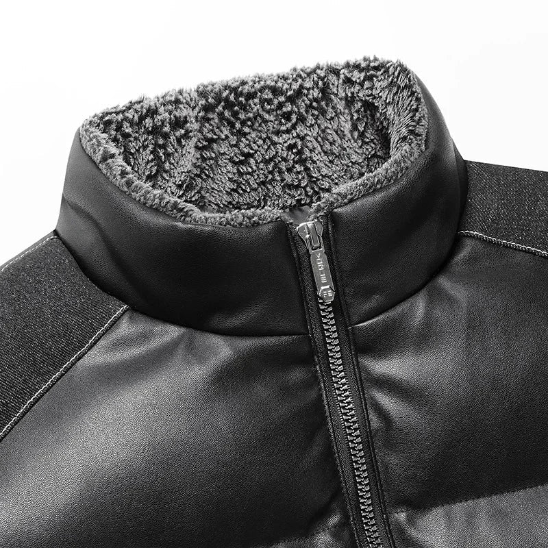 Men's Padded Gilet – Quilted Insulated Vest with Stand Collar
