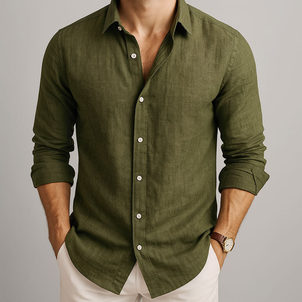 Men's Essential Linen Shirt
