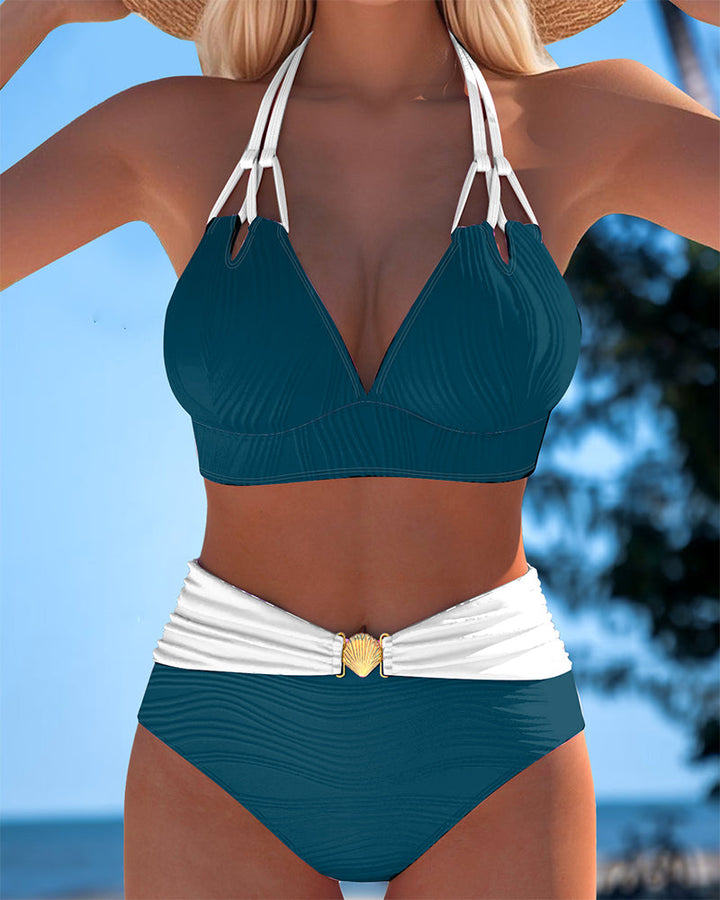 Women's Elegant Support Bikini Set - Chic Beach Style