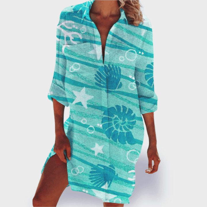 Women's Vibrant Floral Print Shirt - Perfect for Summer Days