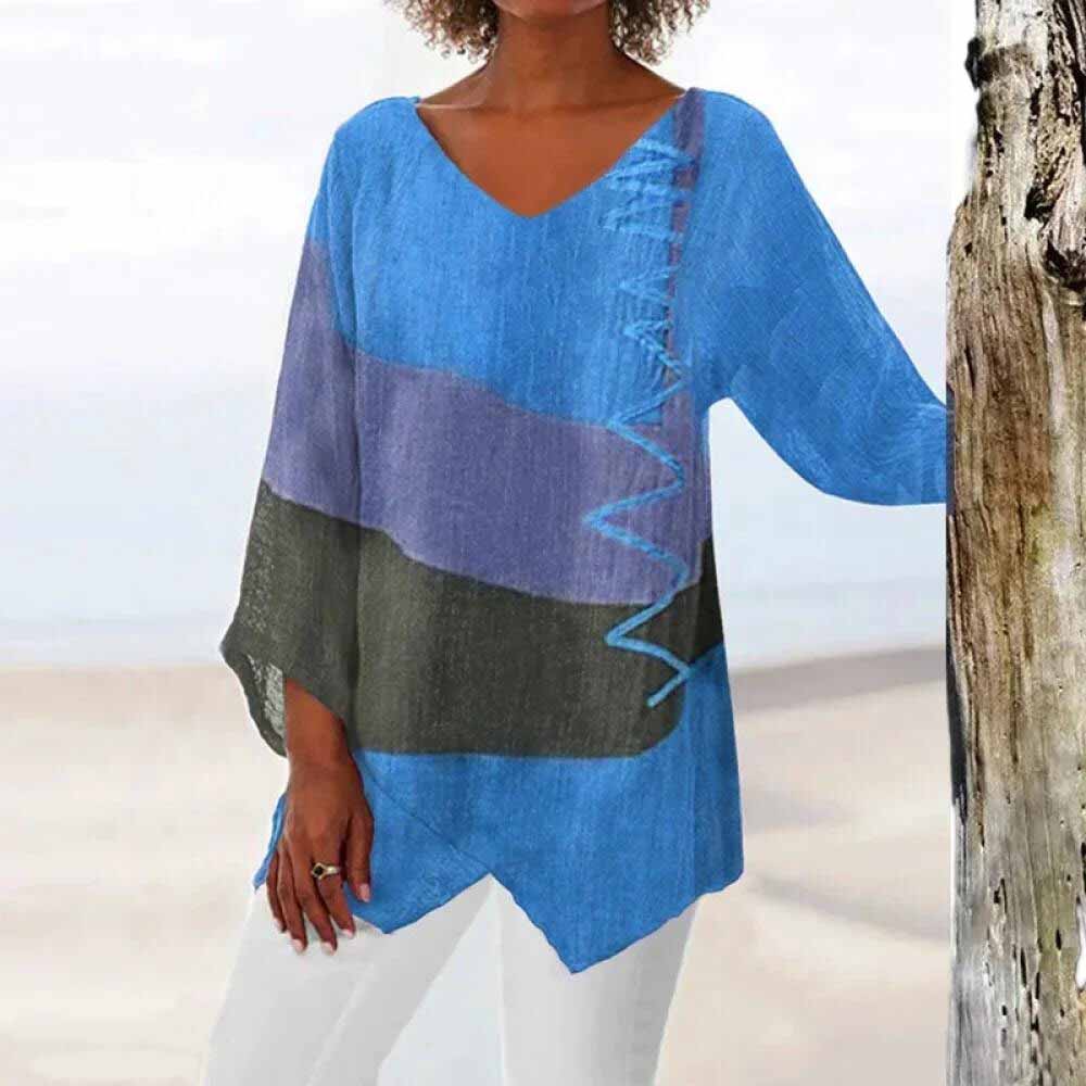 Women's Gloria Long Sleeve Blouse - Effortless Everyday Elegance