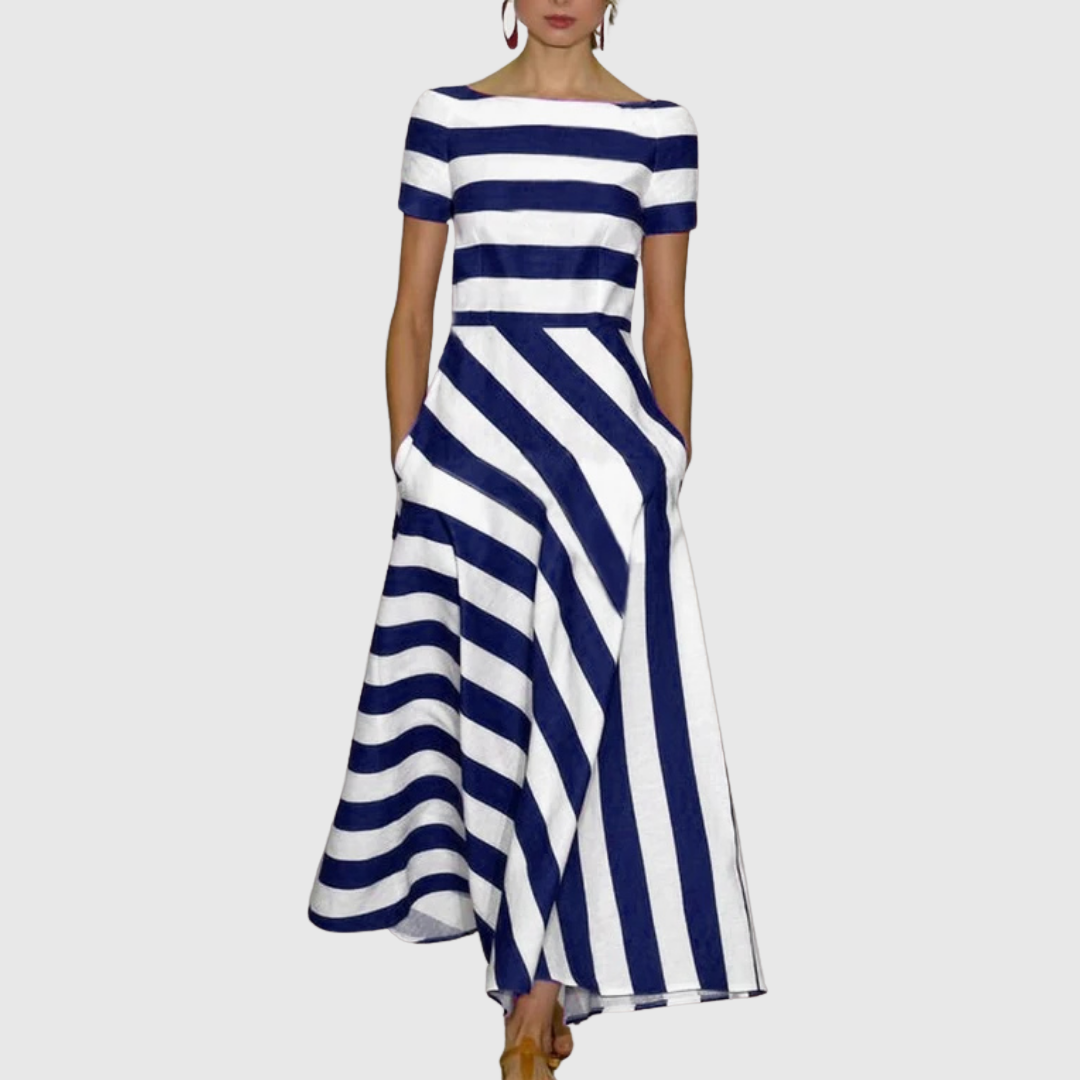 Women's Light & Fluid Stripe Dress - Effortless Everyday Style