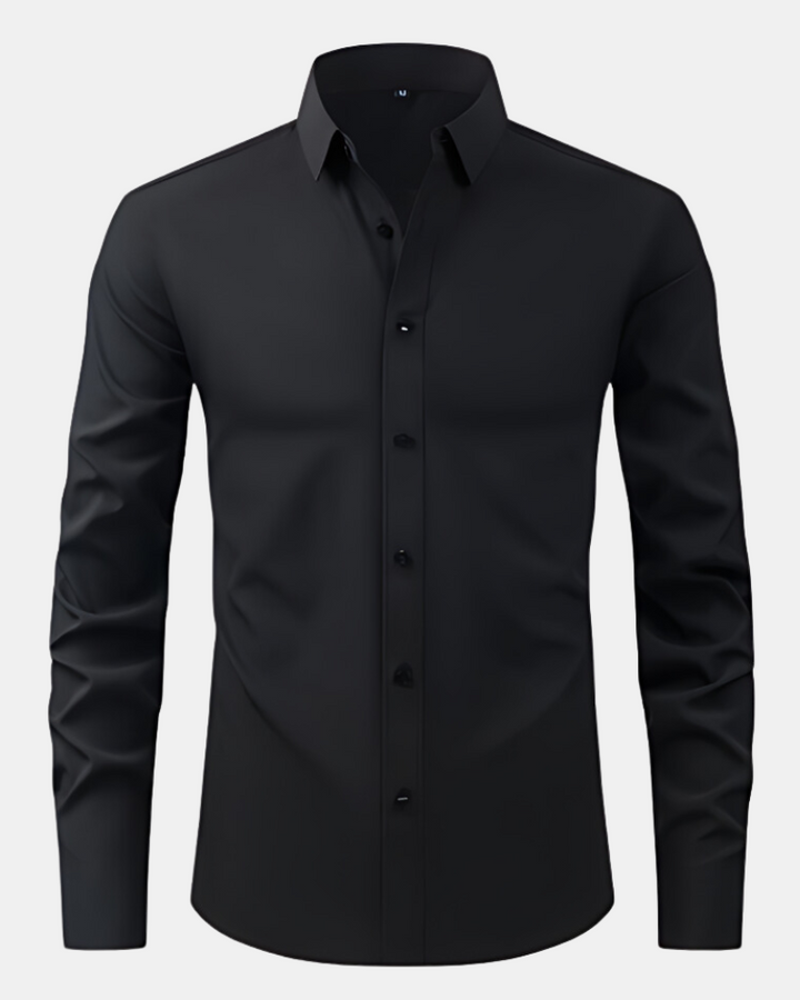 Men's Stretch Dress Shirt – Wrinkle-Resistant Office Shirt