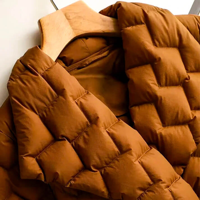 Women's Danielle Belted Quilted Coat - Elegant & Cozy
