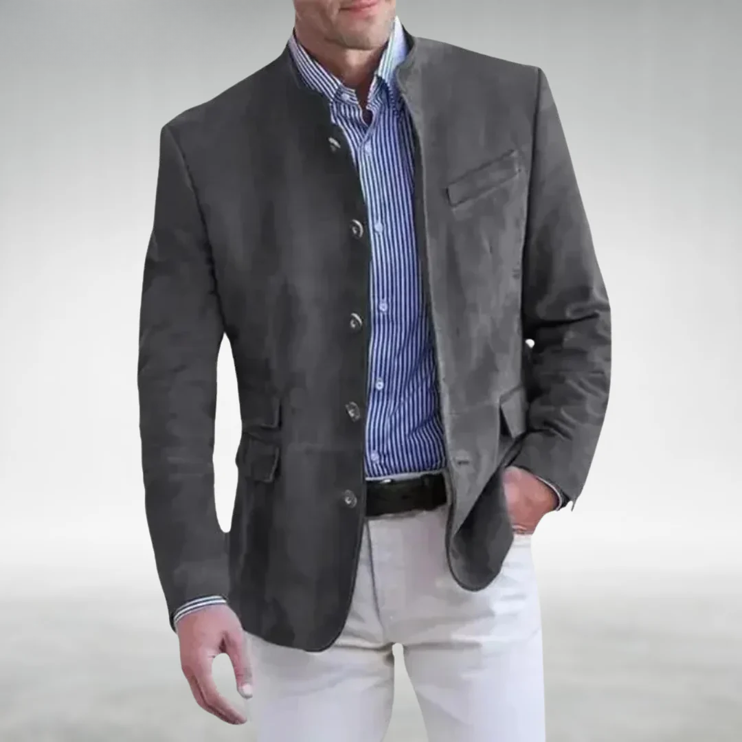 Men's Smart Casual Jacket - Refined Comfort for Work or Weekend