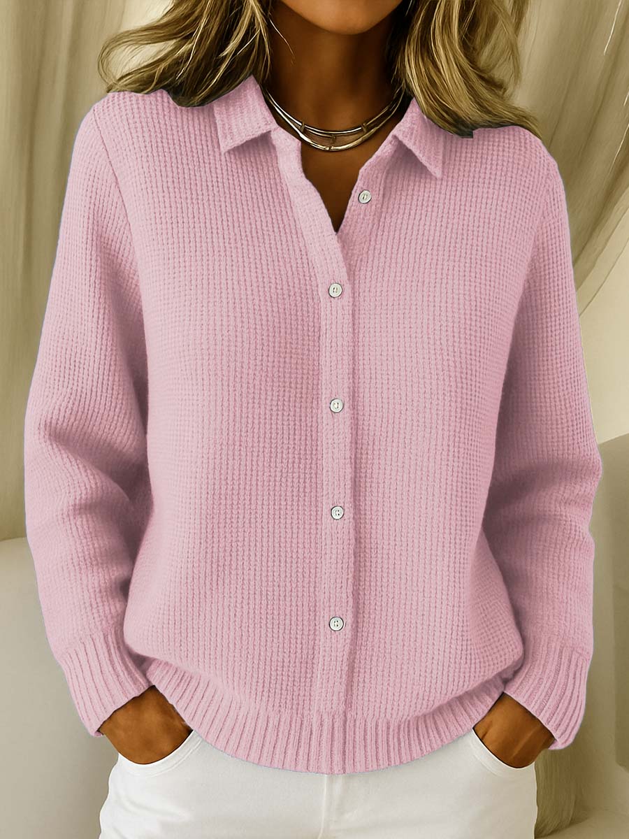 Women's Button-Up Sweater - Cozy Elegance Everyday