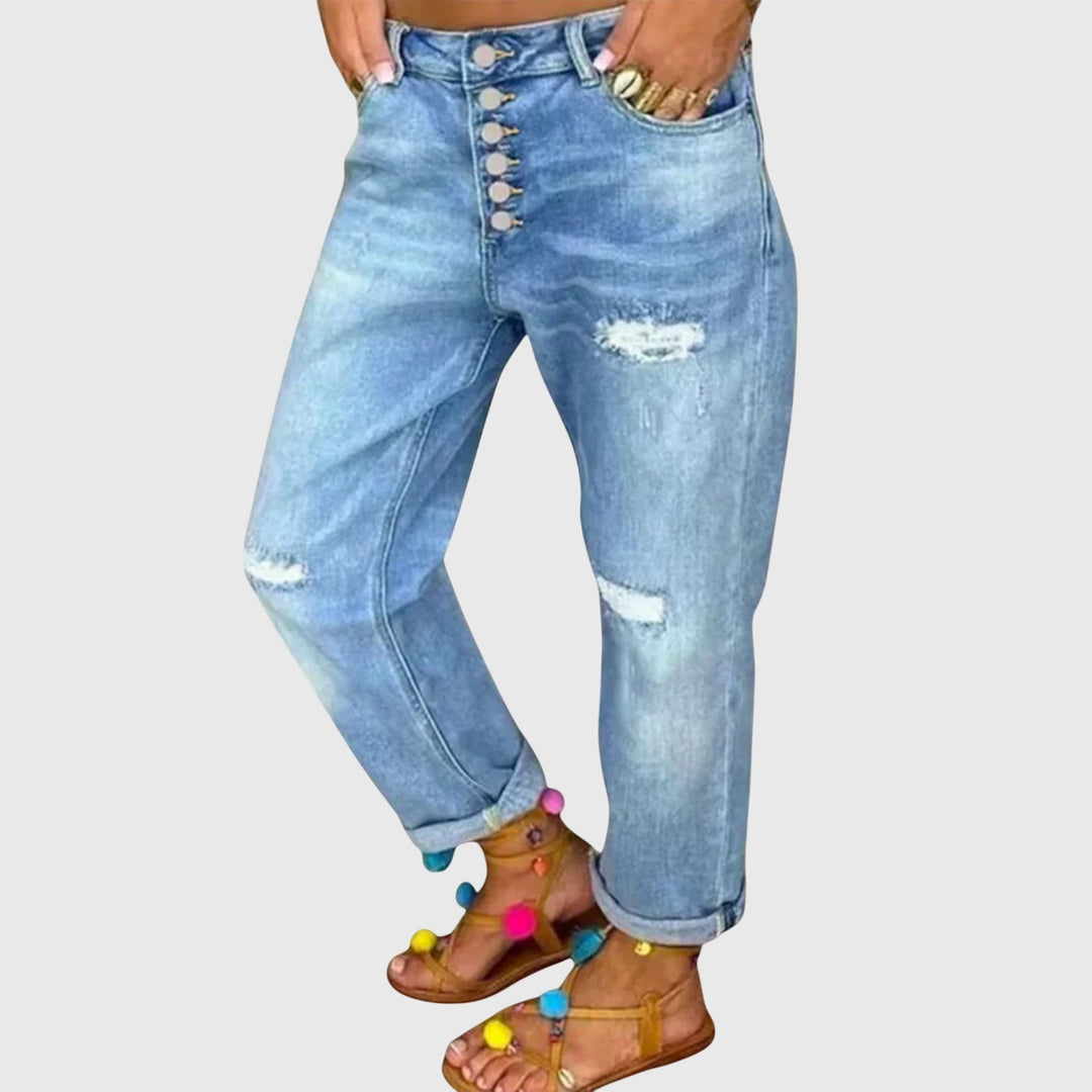 Women's Baggy Loose Fit Jeans - Effortless Everyday Style
