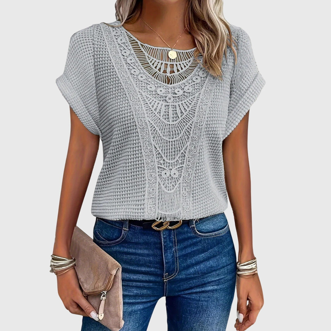 Women's Ibiza Style Blouse - Elegant & Lightweight