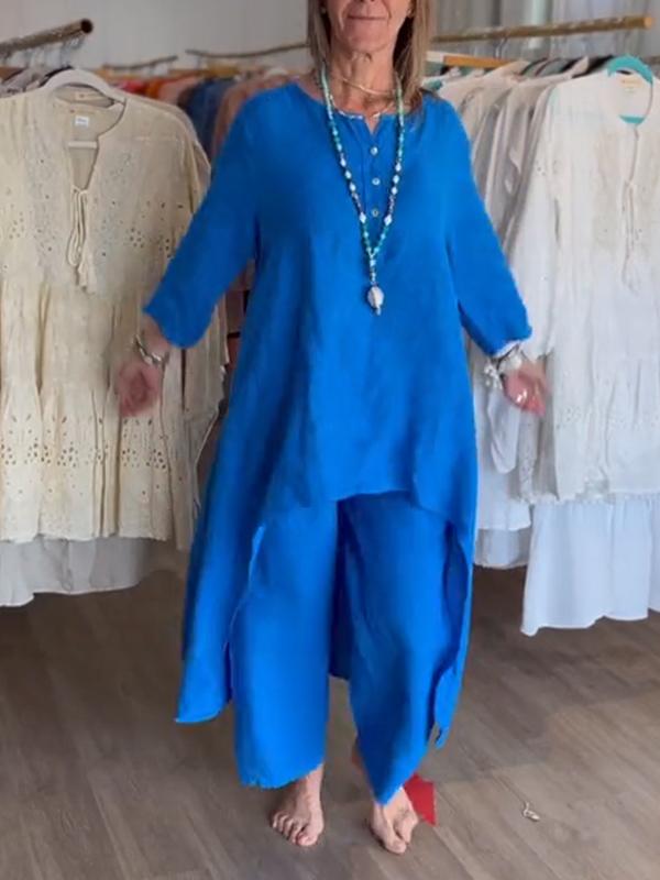 Women's Relaxed Casual Two-Piece Set - Everyday Comfort