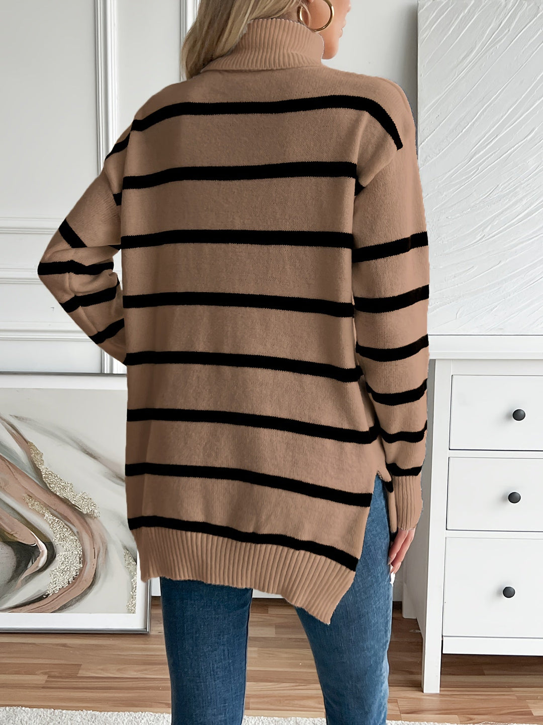 Women's Striped Maya Sweater - Cozy Everyday Style