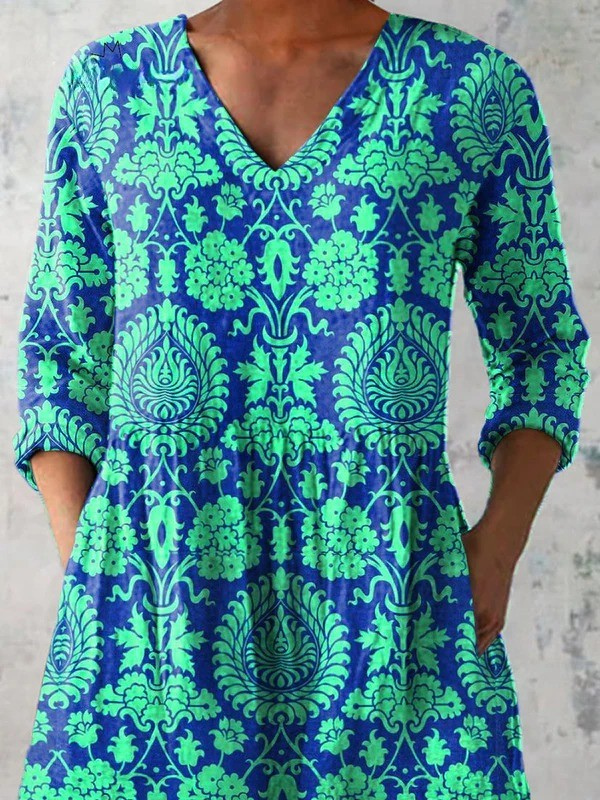 Women's V-Neck Longline Shirt - Effortless Everyday Style