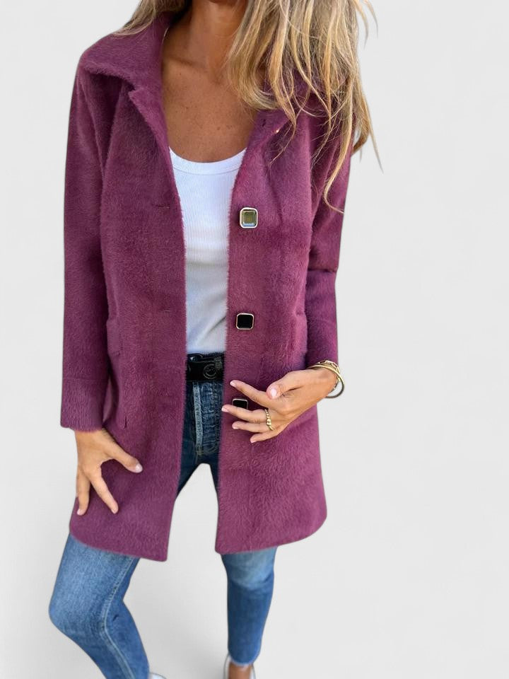 Women's Soft Long Coatigan - Effortless Layering Piece