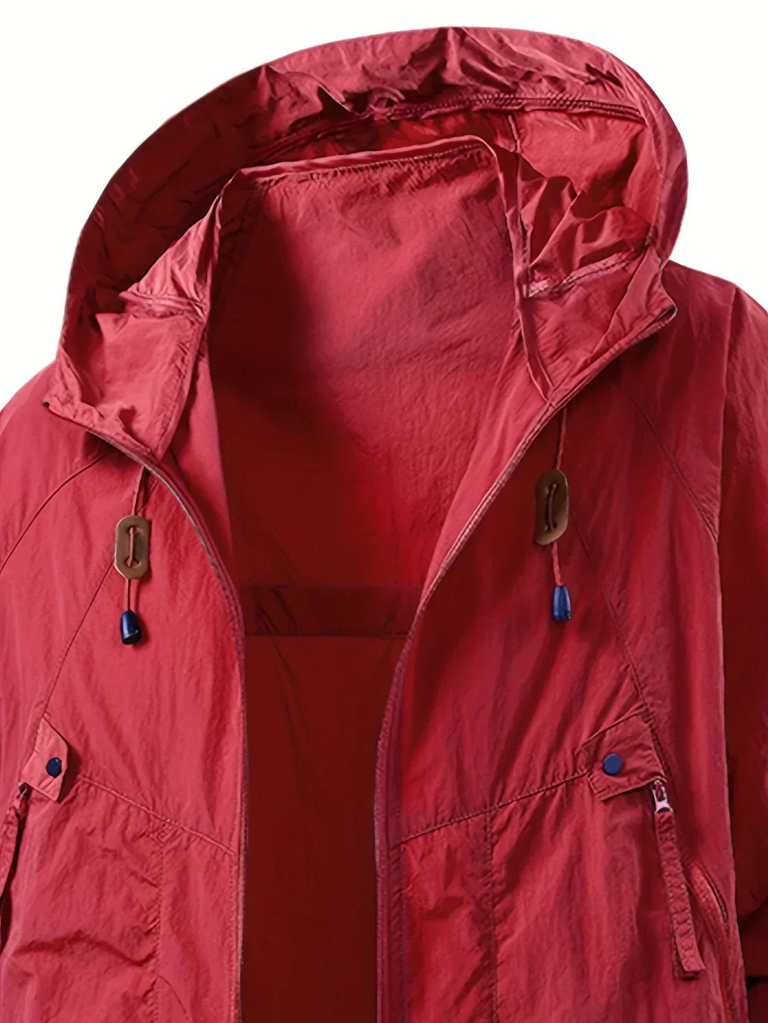 Women's Waterproof Windbreaker Jacket with Adjustable Hood