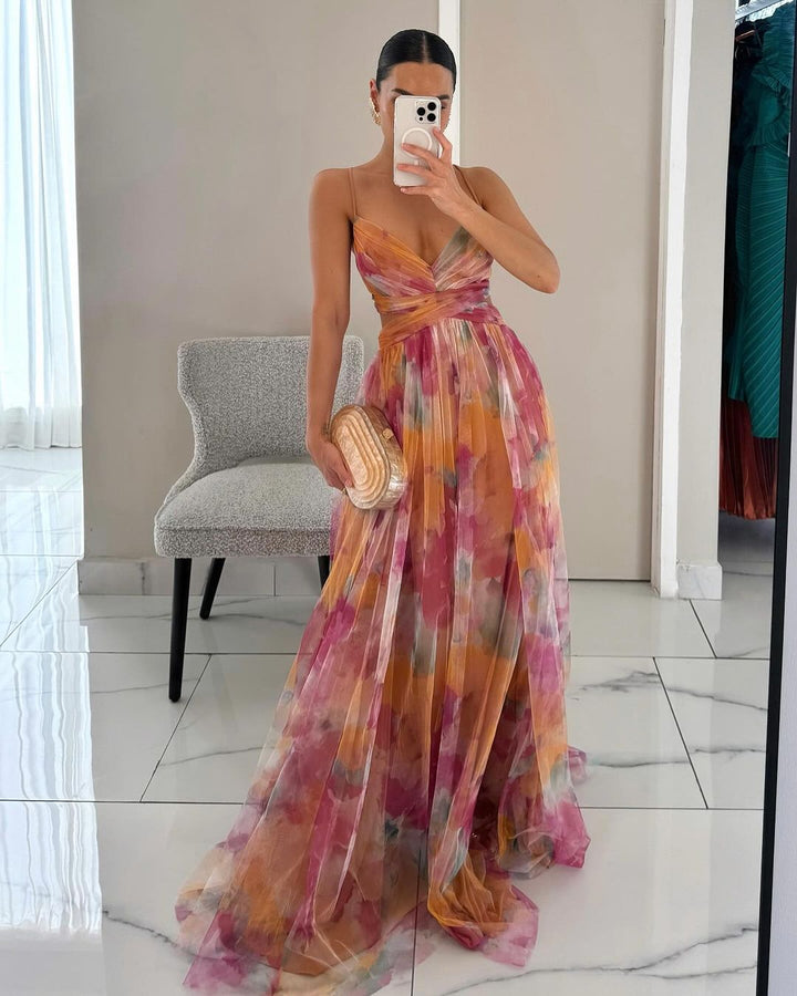 Women's Floral Maxi Dress - Effortless Beauty for Every Occasion
