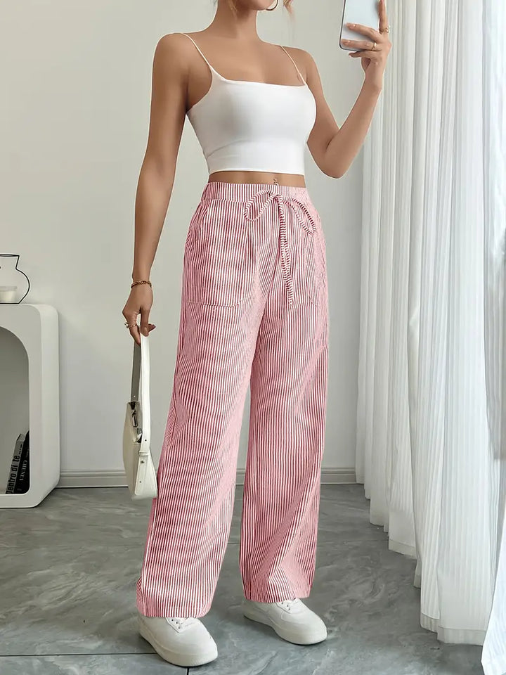 Women's Drawstring Pants - Effortless Everyday Style