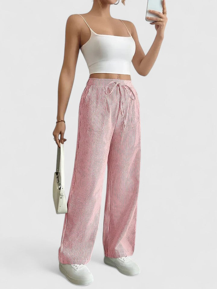 Women's Elegant Wide-Leg Pants - Effortless Comfort & Style