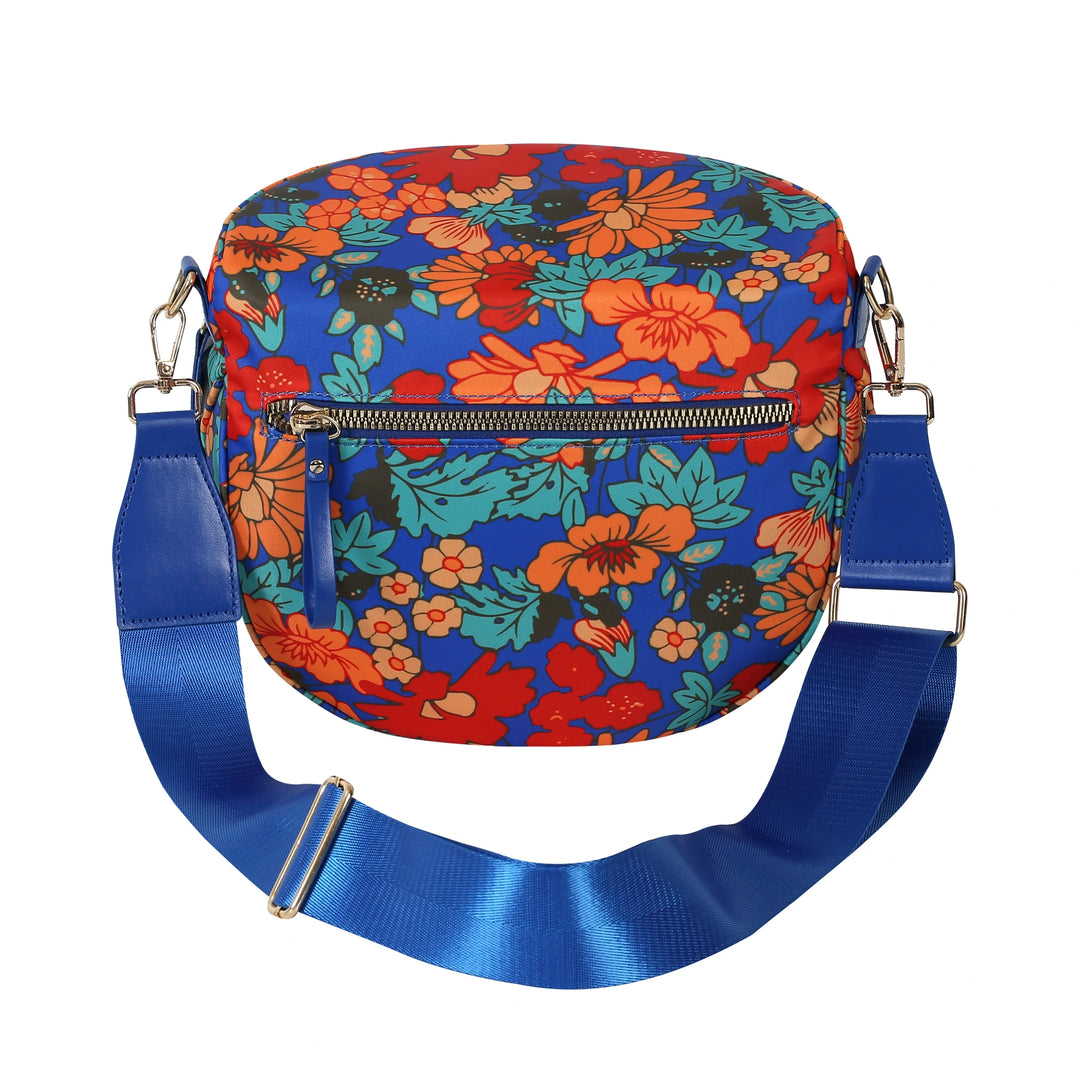 Women's Folk Bloom Floral Crossbody Bag – Everyday Zip Sling