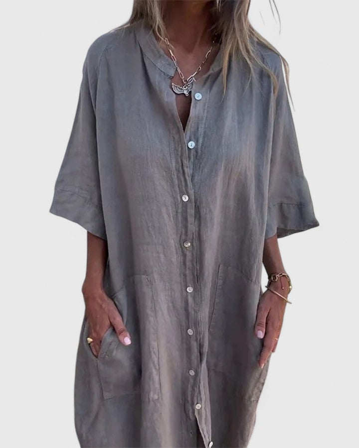 Women's Oversized Elegant Dress - Effortless Style for Any Occasion
