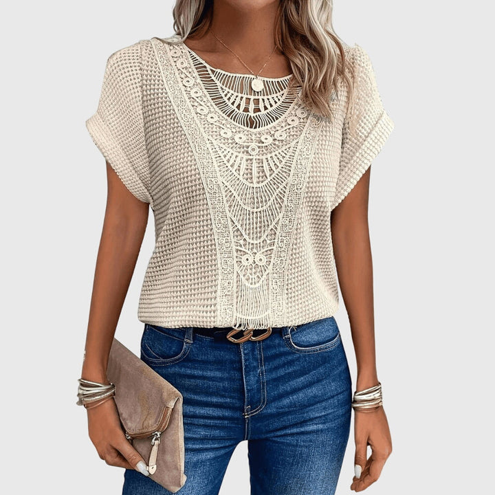Women's Ibiza Style Blouse - Elegant & Lightweight