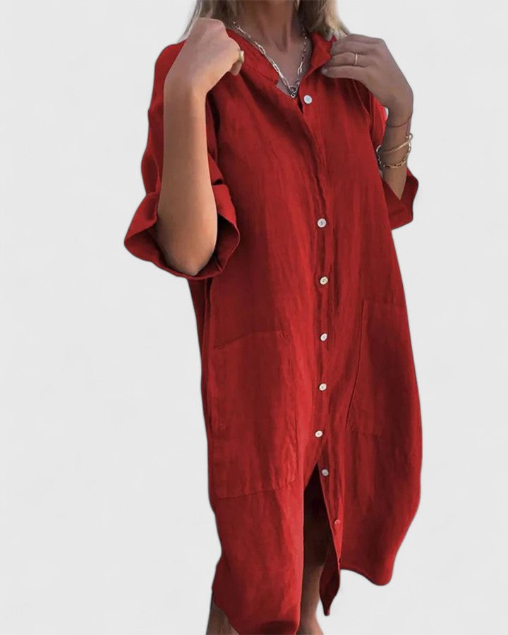 Women's Oversized Elegant Dress - Effortless Style for Any Occasion