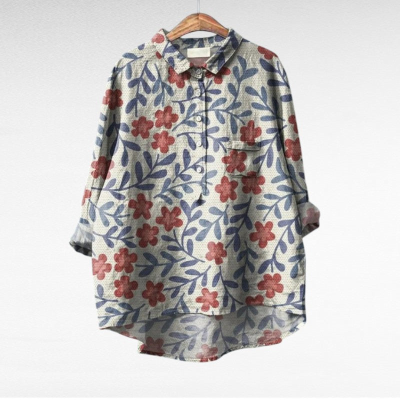 Women's Linen Blouse - Elegant & Breathable for Summer