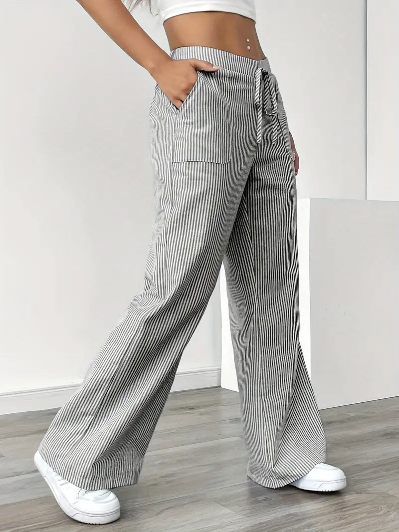 Women's Drawstring Pants - Effortless Everyday Style