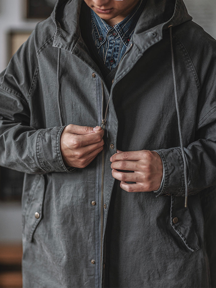 Men's Heavyweight Cotton Fishtail Parka - Vintage Military Inspired