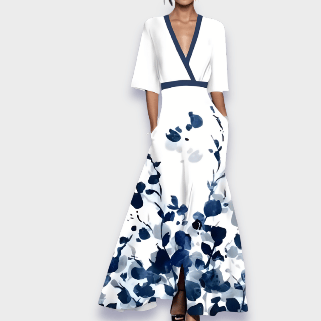 Women's Elegant Floral Dress - Effortless Day to Night Style